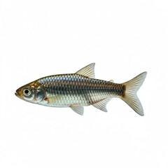 fish on white background