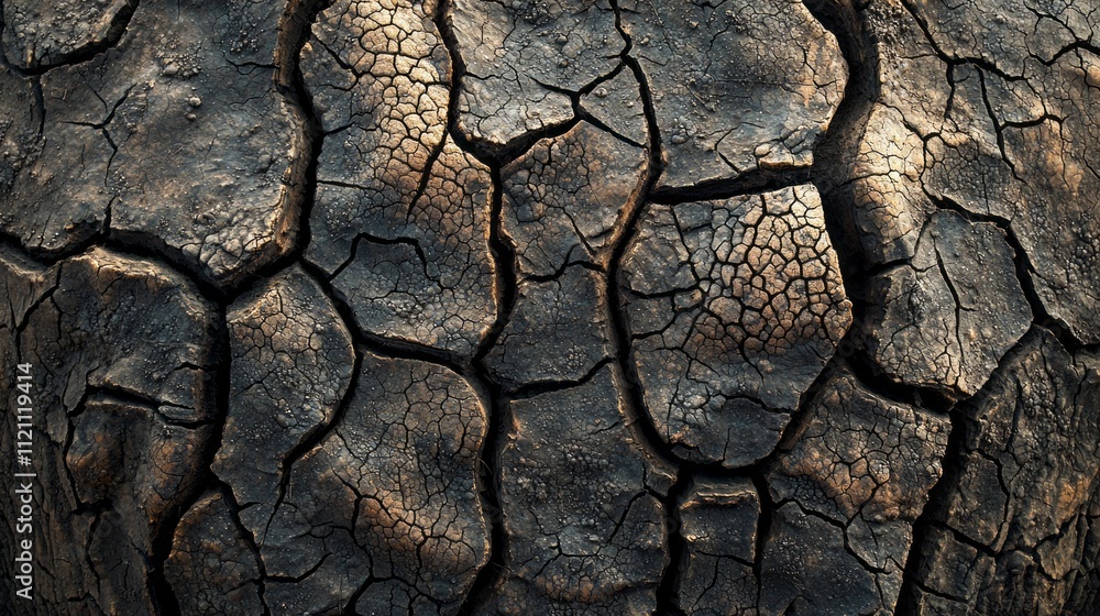 Aufkleber this stunning close-up reveals the intricate patterns and textures of an african elephant's skin, il