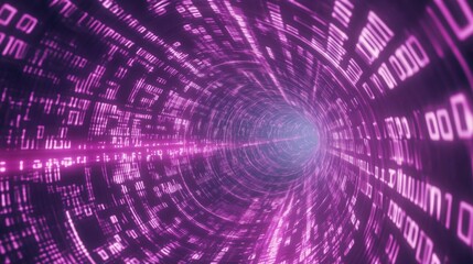 Exploring digital realmsdata visualization virtual environment motion graphics abstract futuristic concepts