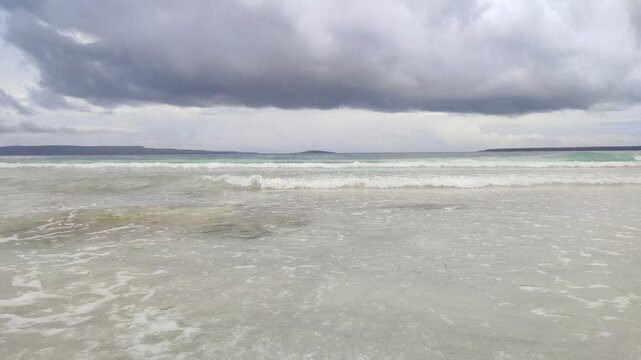 waves on the Nirwana beach