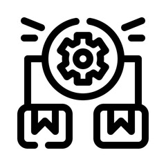 Supply Chain line icon