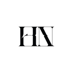 HN monogram logo design letter text name symbol monochrome logotype alphabet character simple logo