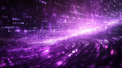 Dynamic digital wave patterns abstract space visual art futuristic environment vibrant concept for technology insights