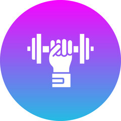 Obraz premium Weightlifting Icon