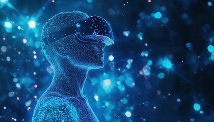 Digital Human Experiencing Virtual Reality Immersion