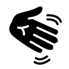 Fototapeta premium Agreement Solid Icon