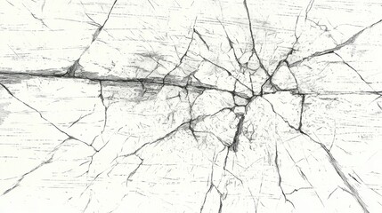 Obraz premium [Close-up view of cracked surface] Fractured Reality: Close-up Crackled Surface with Liquid Tear Effect