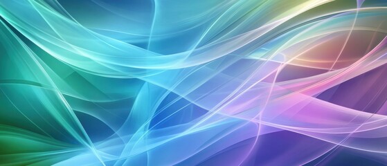 Abstract Colorful Swirling Waves Background Texture Design