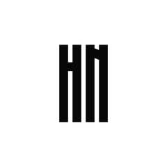 HN monogram logo design letter text name symbol monochrome logotype alphabet character simple logo