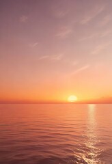 Obraz premium Softly fading gradient background of warm sunset hues, soft sunset gradient, evening sky