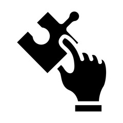 Puzzle Pieces Solid Icon