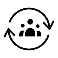 Restart Group Solid Icon