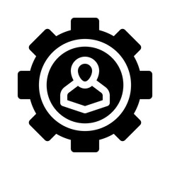 Human Resources glyph icon