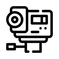 Action Camera line icon