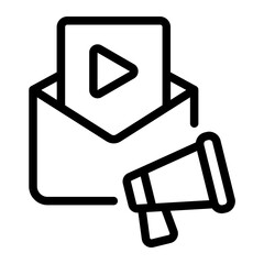 Email Video ADS icon