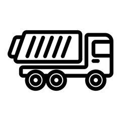 Garbage truck icon