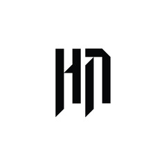 HN monogram logo design letter text name symbol monochrome logotype alphabet character simple logo