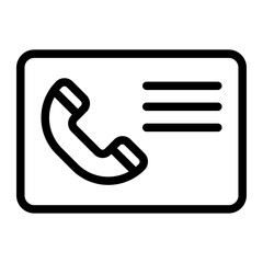 Number Phone icon