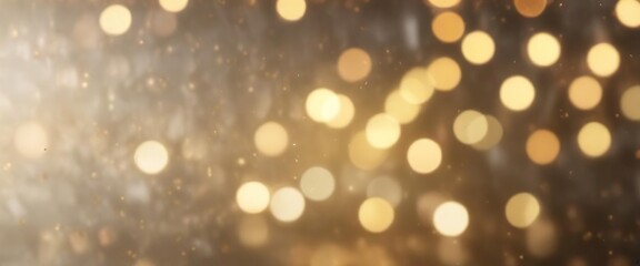 Soft focus abstract silver and gold bokeh background , textured, artistic, gradient