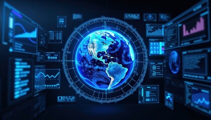 Global Data Visualization: Interactive Earth Display