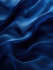 Obraz premium Blue Fabric Close Up