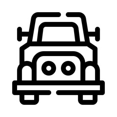 Classic Car line icon
