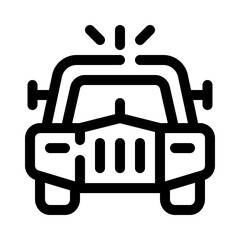 Limousine line icon