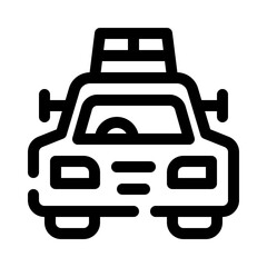 Taxi line icon
