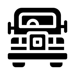 Truck glyph icon
