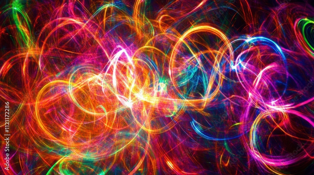 Poster light speed background with bold motion trails and vibrant glowing streaks for dynamic designs