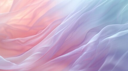 Fototapeta premium A soft pastel background with smooth gradients and gentle curves, creating a tranquil and inviting atmosphere.