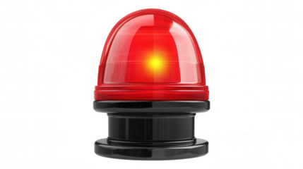 [Red fire alarm with yellow light] Red Fire Alarm with Yellow Light on Glossy Surface Emergency Sign Public Space Alert