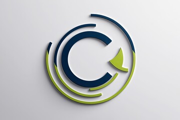 A modern circular logo design featuring a pro