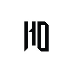 HO monogram logo design letter text name symbol monochrome logotype alphabet character simple logo