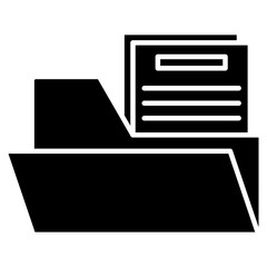 List Folder icon element for design