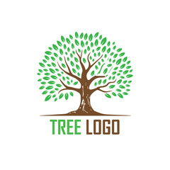 Fototapeta premium Creative and Elegant Abstract Minimalistic Tree Logo Design Vector for any Brand Company