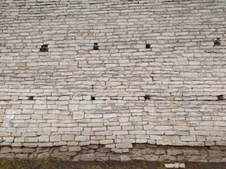 Old Medieval Stone Fort Wall