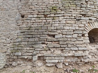 Old Medieval Stone Fort Wall