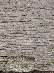Old Medieval Stone Fort Wall