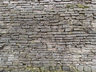 Old Medieval Stone Fort Wall