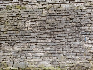 Old Medieval Stone Fort Wall