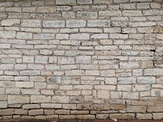 Old Medieval Stone Fort Wall