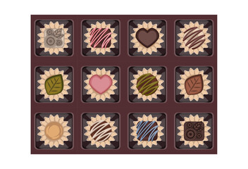 クラシカルな洋菓子セットの多彩なデザイン