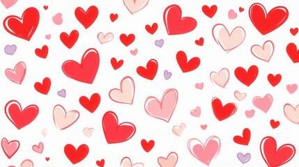 Colorful Heart Pattern Design for Joyful Celebrations and Events