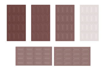 多種多様なフレーバーチョコのパッケージ