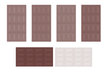 多種多様なフレーバーチョコのパッケージ
