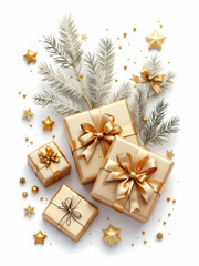 Beautiful Christmas gifts background