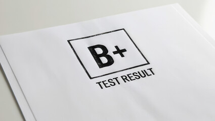 Test result b+ academic evaluation in education environment analytical insights for students