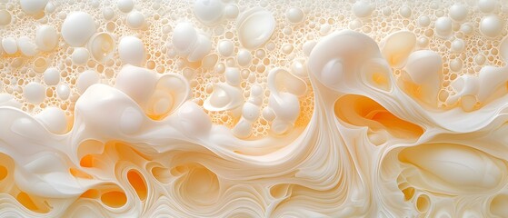 A tube of makeup is shown with a brush on it