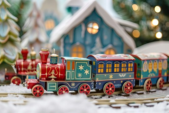 Advent calendar with colorful numbered doors, festive holiday decorations.